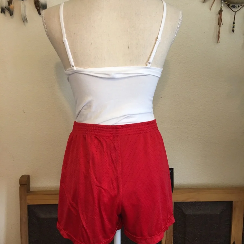Athletic Works red mesh workout casual shorts